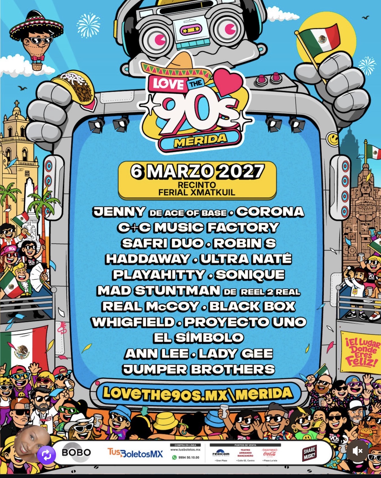 LOVE THE 90S MEXICO: MERIDA 2027